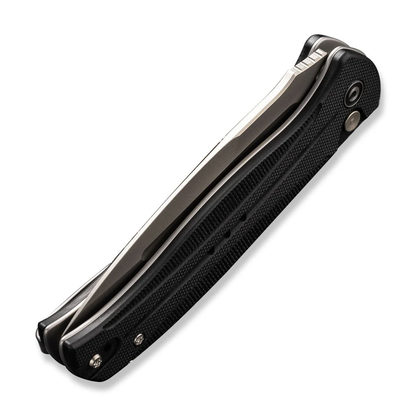 CIVIVI Knives™ Incindie Button Lock C23053-3 Black G10 14C28N Stainless Steel Pocket Knife