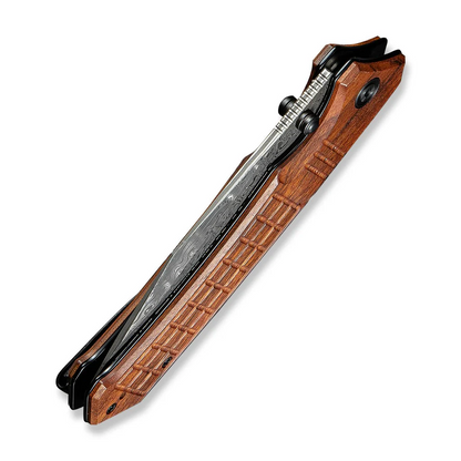 CIVIVI Knives™ Tacticorix Liner Lock C23055-DS1 Guibourtia Wood Damascus Steel Pocket Knife