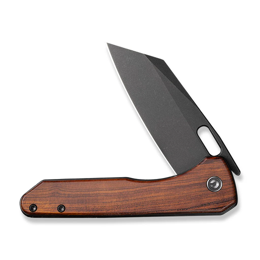 CIVIVI Knives™ Nugz Liner Lock C23060-3 Guibourtia Wood 14C28N Stainless Steel Pocket Knife