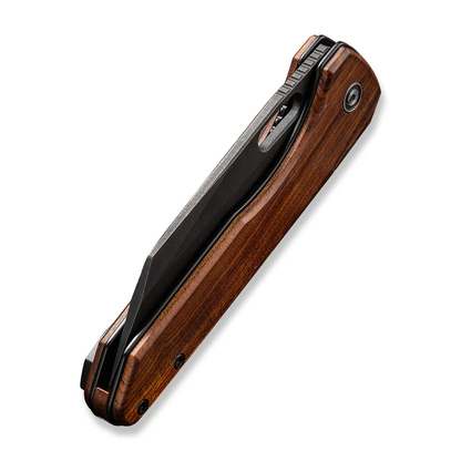 CIVIVI Knives™ Nugz Liner Lock C23060-3 Guibourtia Wood 14C28N Stainless Steel Pocket Knife