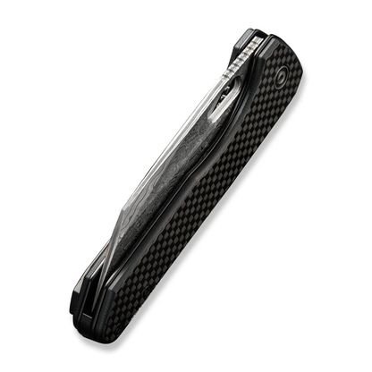 CIVIVI Knives™ Nugz Liner Lock C23060-DS1 Black Carbon Fiber Damascus Steel Pocket Knife