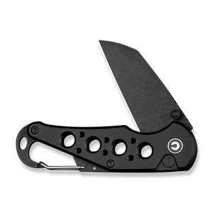 CIVIVI Knives™ Pragma Button Lock C23062B-1 Black Aluminum Nitro-V Stainless Steel Pocket Knife