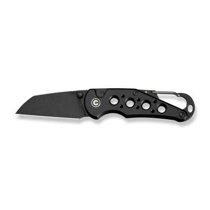 CIVIVI Knives™ Pragma Button Lock C23062B-1 Black Aluminum Nitro-V Stainless Steel Pocket Knife