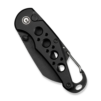 CIVIVI Knives™ Pragma Button Lock C23062B-1 Black Aluminum Nitro-V Stainless Steel Pocket Knife