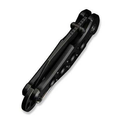 CIVIVI Knives™ Pragma Button Lock C23062B-1 Black Aluminum Nitro-V Stainless Steel Pocket Knife