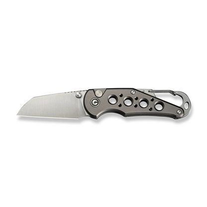 CIVIVI Knives™ Pragma Button Lock C23062B-2 Gray Aluminum Nitro-V Stainless Steel Pocket Knife