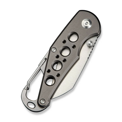 CIVIVI Knives™ Pragma Button Lock C23062B-2 Gray Aluminum Nitro-V Stainless Steel Pocket Knife
