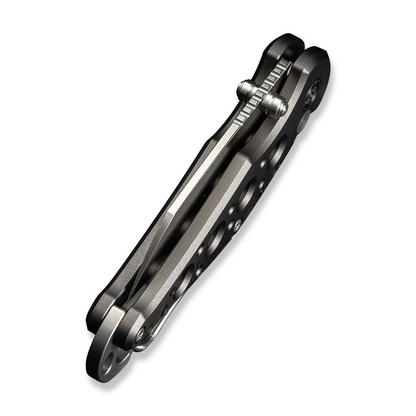 CIVIVI Knives™ Pragma Button Lock C23062B-2 Gray Aluminum Nitro-V Stainless Steel Pocket Knife