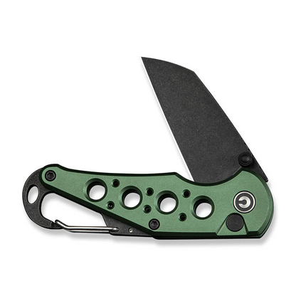 CIVIVI Knives™ Pragma Button Lock C23062B-3 Green Aluminum Nitro-V Stainless Steel Pocket Knife
