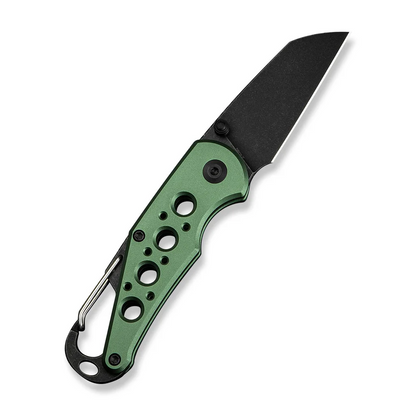 CIVIVI Knives™ Pragma Button Lock C23062B-3 Green Aluminum Nitro-V Stainless Steel Pocket Knife