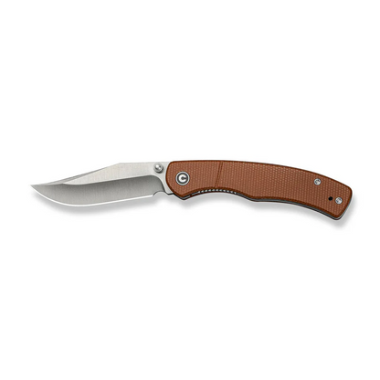 CIVIVI Knives™ Clingman Liner Lock C23065-3 Brown Canvas Micarta Nitro-V Stainless Steel Pocket Knife