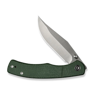 CIVIVI Knives™ Clingman Liner Lock C23065-4 Green Canvas Micarta Nitro-V Stainless Steel Pocket Knife