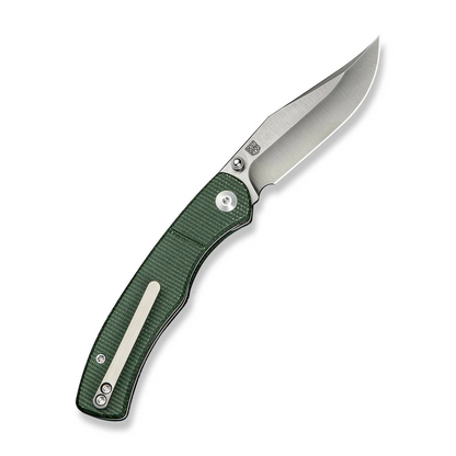 CIVIVI Knives™ Clingman Liner Lock C23065-4 Green Canvas Micarta Nitro-V Stainless Steel Pocket Knife
