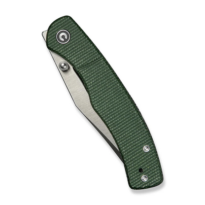 CIVIVI Knives™ Clingman Liner Lock C23065-4 Green Canvas Micarta Nitro-V Stainless Steel Pocket Knife