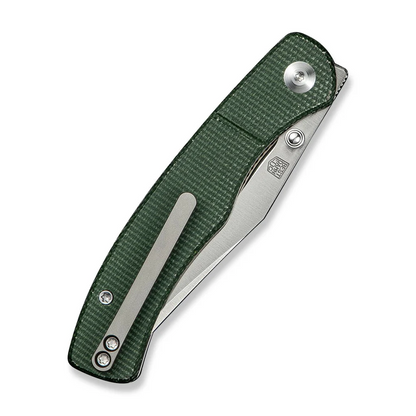 CIVIVI Knives™ Clingman Liner Lock C23065-4 Green Canvas Micarta Nitro-V Stainless Steel Pocket Knife