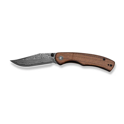 CIVIVI Knives™ Clingman Liner Lock C23065B-DS1 Guibourtia Wood Damascus Steel Pocket Knife