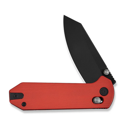 CIVIVI Knives™ Yonder Crossbar Lock C23073-2 Red G10 14C28N Stainless Steel Pocket Knife