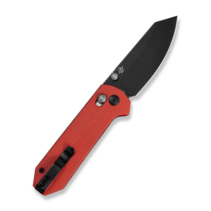 CIVIVI Knives™ Yonder Crossbar Lock C23073-2 Red G10 14C28N Stainless Steel Pocket Knife