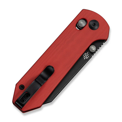 CIVIVI Knives™ Yonder Crossbar Lock C23073-2 Red G10 14C28N Stainless Steel Pocket Knife