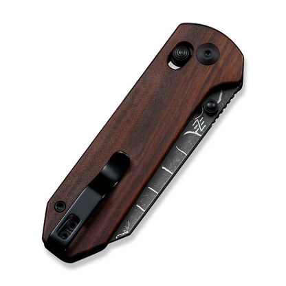 CIVIVI Knives™ Yonder Crossbar Lock C23073B-DS2 Guibourtia Wood Damascus Steel Pocket Knife