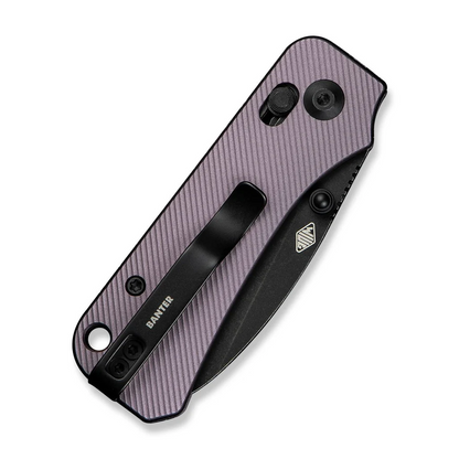 CIVIVI Knives™ Baby Banter 2 Crossbar Lock C23074-2 Purple Anodized Aluminum Nitro-V Stainless Steel Pocket Knife