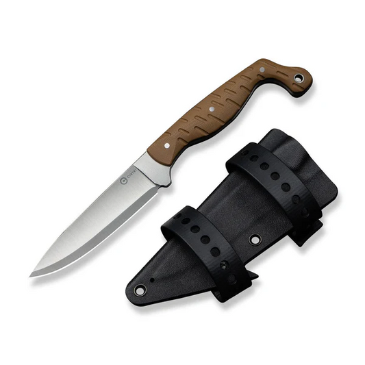 CIVIVI Knives™ MDRN Fixed Blade C23078-2 Brown G10 Nitro-V Stainless Steel Knife
