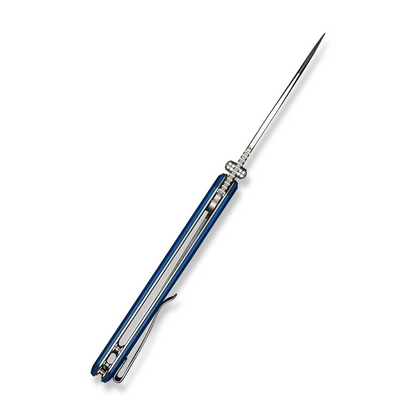 CIVIVI Knives™ Placoid Liner Lock C23079-2 Blue Shredded G10 14C28N Stainless Steel Pocket Knife