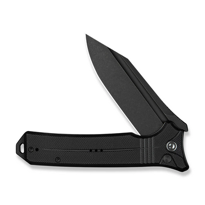 CIVIVI Knives™ Neurohaptic Button Lock C23080-1 Black G10 Nitro-V Stainless Steel Pocket Knife
