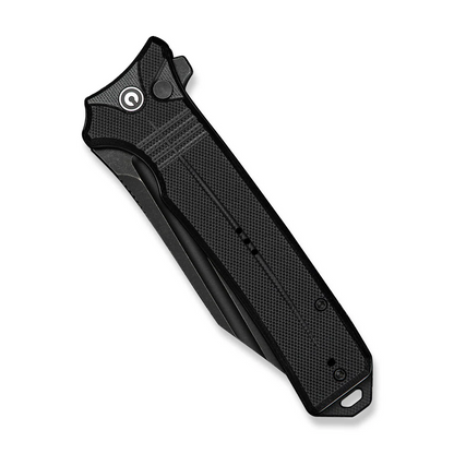 CIVIVI Knives™ Neurohaptic Button Lock C23080-1 Black G10 Nitro-V Stainless Steel Pocket Knife