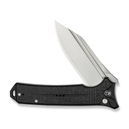 CIVIVI Knives™ Neurohaptic Button Lock C23080-2 Black Shredded G10 Nitro-V Stainless Steel Pocket Knife
