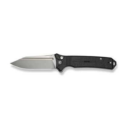 CIVIVI Knives™ Neurohaptic Button Lock C23080-2 Black Shredded G10 Nitro-V Stainless Steel Pocket Knife