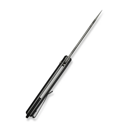 CIVIVI Knives™ Neurohaptic Button Lock C23080-2 Black Shredded G10 Nitro-V Stainless Steel Pocket Knife