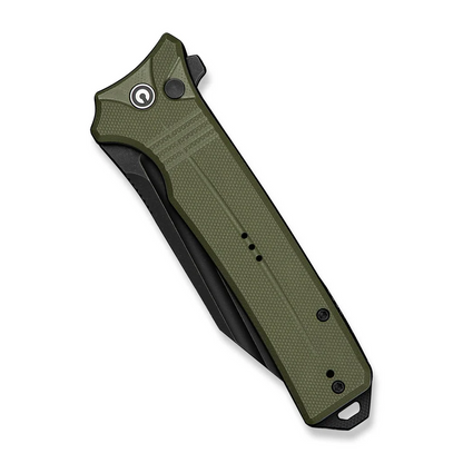 CIVIVI Knives™ Neurohaptic Button Lock C23080-3 OD Green G10 Nitro-V Stainless Steel Pocket Knife