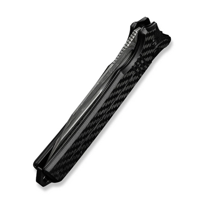 CIVIVI Knives™ Neurohaptic Button Lock C23080-DS1 Carbon Fiber & G10 Damascus Steel Pocket Knife