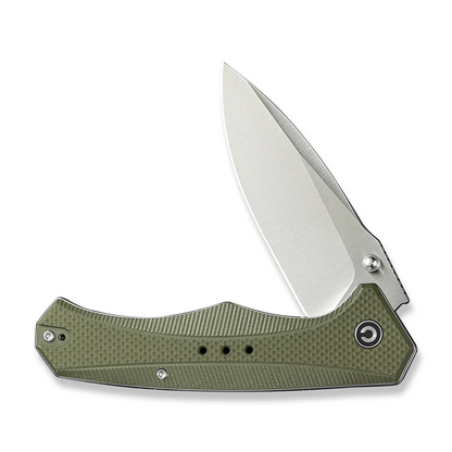 CIVIVI Knives™ Photonix Liner Lock C23081B-2 OD Green Coarse G10 14C28N Stainless Steel Pocket Knife