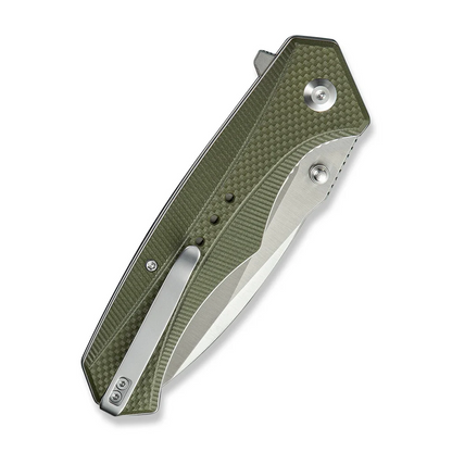 CIVIVI Knives™ Photonix Liner Lock C23081B-2 OD Green Coarse G10 14C28N Stainless Steel Pocket Knife