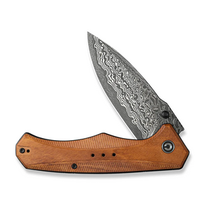 CIVIVI Knives™ Photonix Liner Lock C23081B-DS1 Guibourtia Wood Damascus Steel Pocket Knife