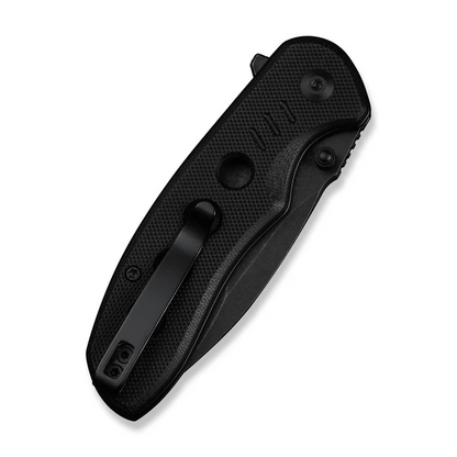 CIVIVI Knives™ Triptych Button Lock C23085B-1 Black G10 14C28N Stainless Steel Pocket Knife