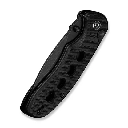 CIVIVI Knives™ Triptych Button Lock C23085B-1 Black G10 14C28N Stainless Steel Pocket Knife