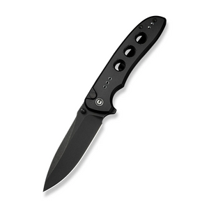 CIVIVI Knives™ Hyperpulse Button Lock C23087A-1 Black Aluminum 14C28N Stainless Steel Pocket Knife
