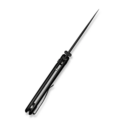 CIVIVI Knives™ Hyperpulse Button Lock C23087A-1 Black Aluminum 14C28N Stainless Steel Pocket Knife