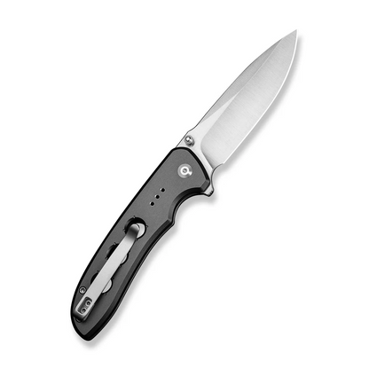 CIVIVI Knives™ Hyperpulse Button Lock C23087A-3 Dark Gray Aluminum 14C28N Stainless Steel Pocket Knife