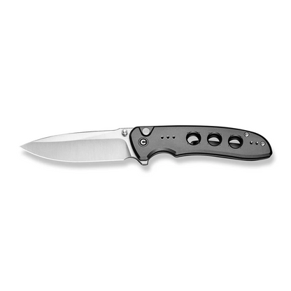 CIVIVI Knives™ Hyperpulse Button Lock C23087A-3 Dark Gray Aluminum 14C28N Stainless Steel Pocket Knife