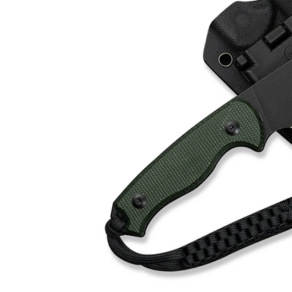 CIVIVI Knives™ Timberbark Fixed Blade C23094-3 Dark Green Canvas Micarta 14C28N Stainless Steel Knife