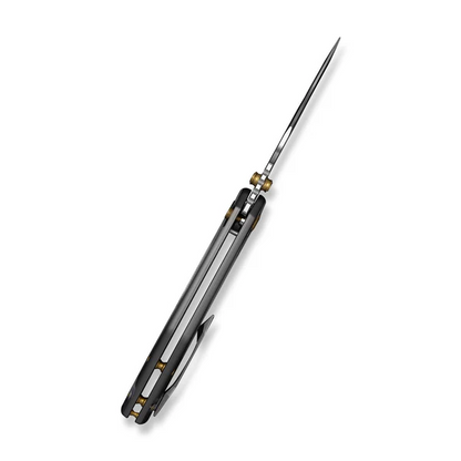 CIVIVI Knives™ Wellmax Button Lock C24008C-1 Aluminum and Clear Lexan 14C28N Stainless Steel Pocket Knife