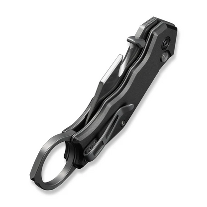 CIVIVI Knives™ Amaroq Button Lock Karambit C24018-1 Gray Anodized Aluminum Nitro-V Stainless Steel Pocket Knife