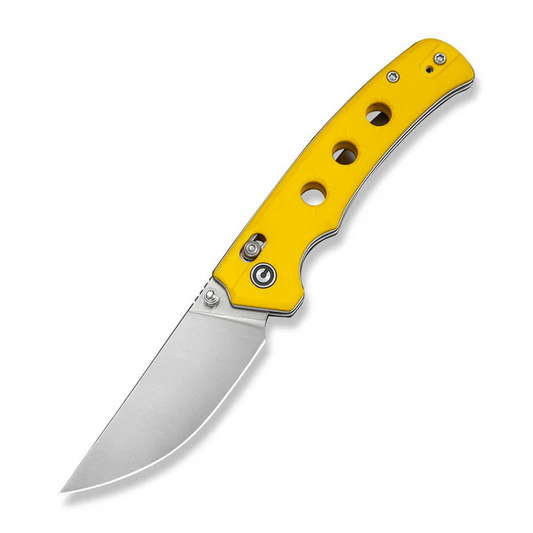 CIVIVI Knives™ Noctis Crossbar Lock C24020C-2 Yellow G10 Nitro-V Stainless Steel Pocket Knife