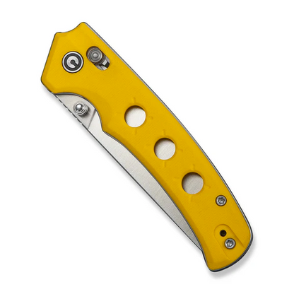 CIVIVI Knives™ Noctis Crossbar Lock C24020C-2 Yellow G10 Nitro-V Stainless Steel Pocket Knife