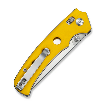 CIVIVI Knives™ Noctis Crossbar Lock C24020C-2 Yellow G10 Nitro-V Stainless Steel Pocket Knife