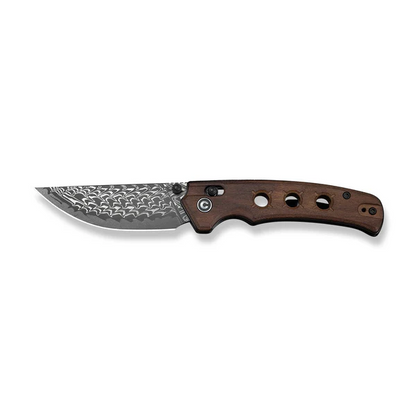 CIVIVI Knives™ Noctis Crossbar Lock C24020C-DS1 Guibourtia Wood Damascus Steel Pocket Knife